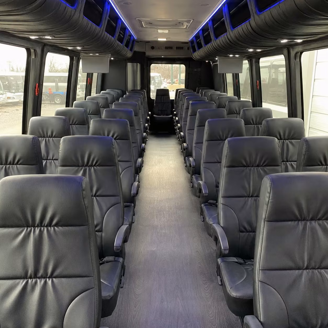 30 passenger minibus inside