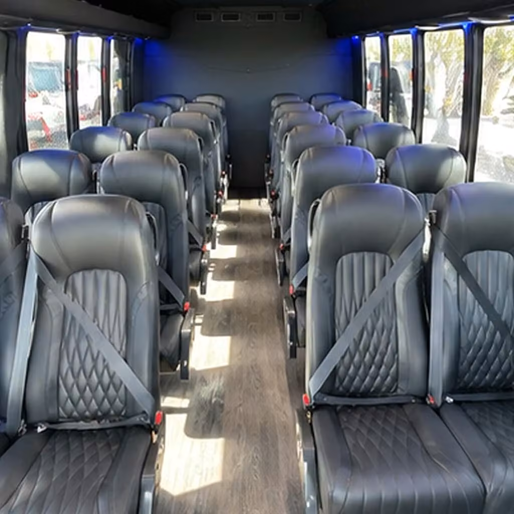 30 passenger minibus interior