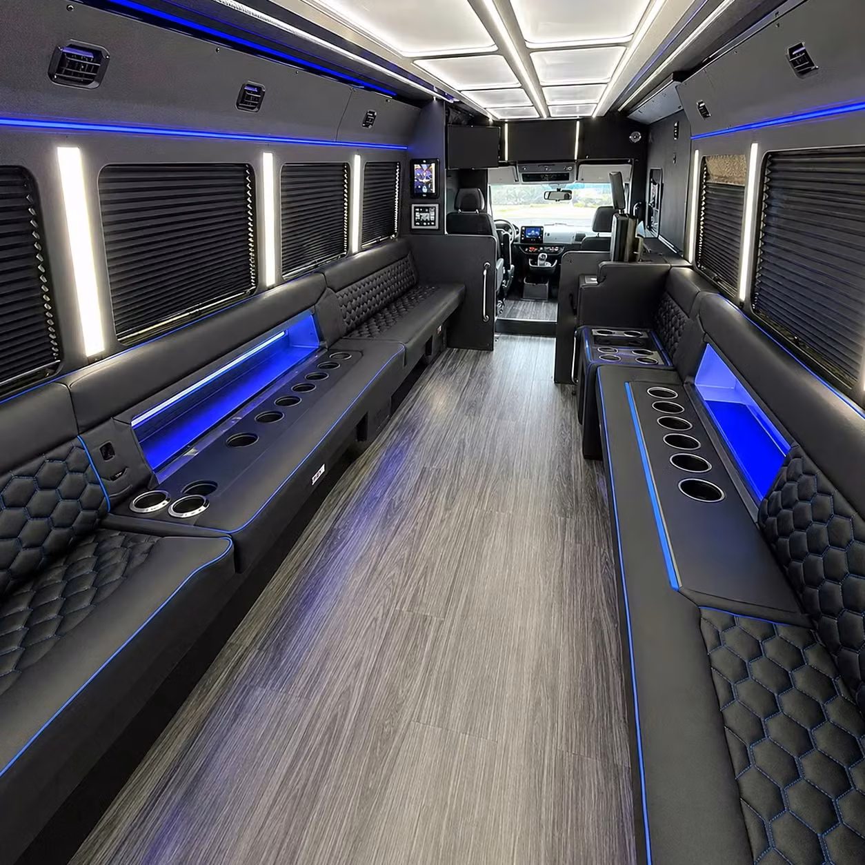 party bus interior