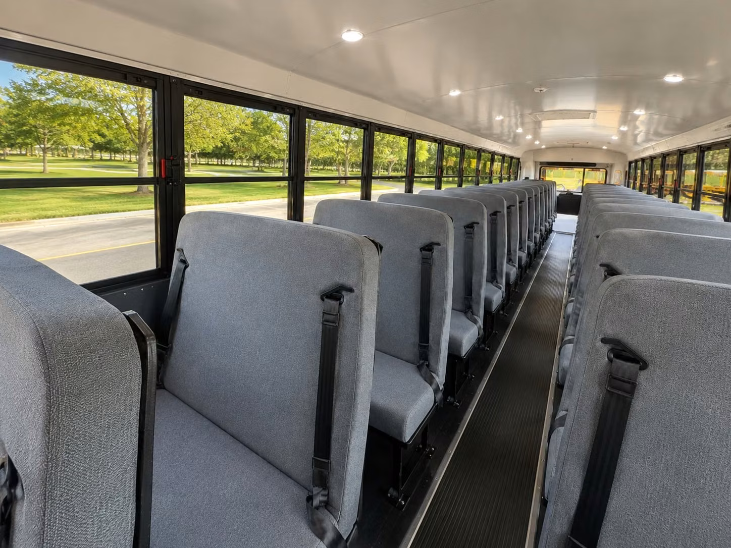 school bus interior