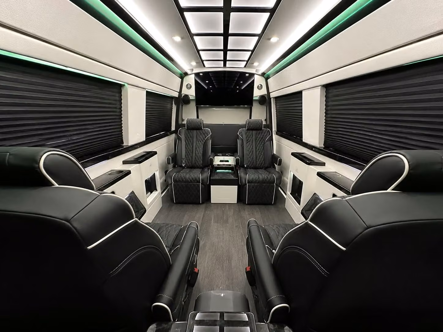 sprinter van with driver inside