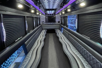 Tracy Party Bus Interior