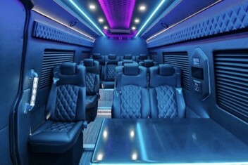 Tracy Sprinter Bus Interior