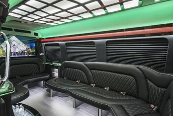 Tracy Sprinter Party Bus Interior